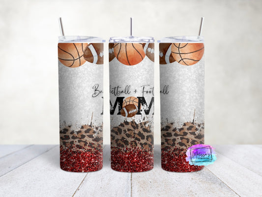 Football/Basketball Mom Tumbler