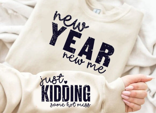 New Year/New Me Crewneck