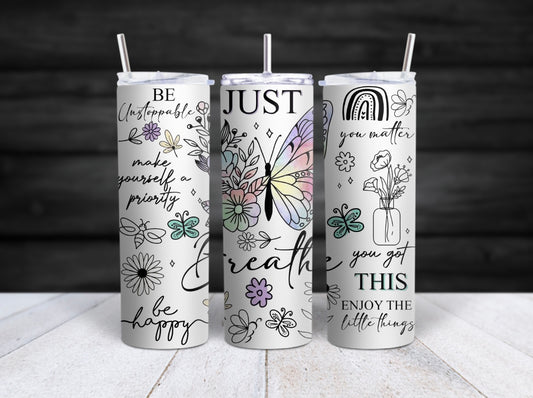 Just Breathe Tumbler