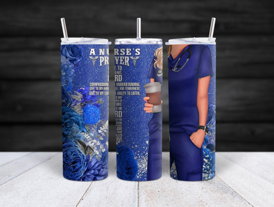 A Nurse's Prayer Tumbler