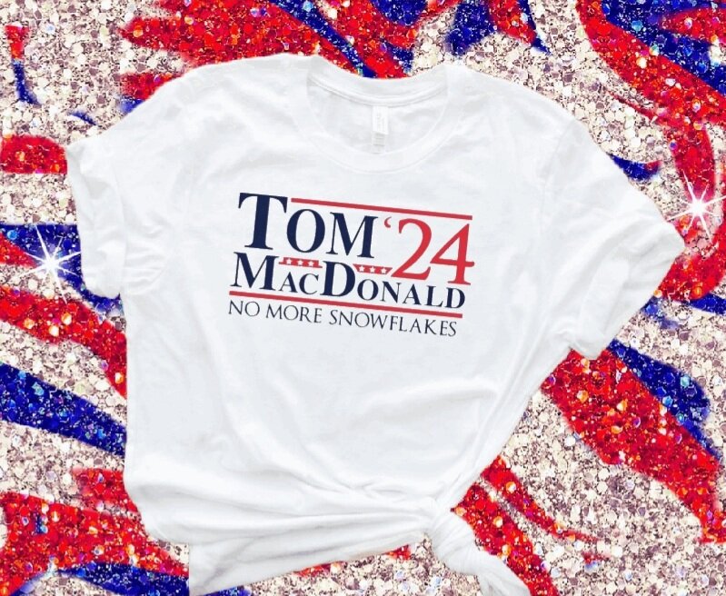 Tom MacDonald '24, "No More Snowflakes" T-Shirt