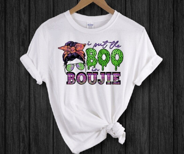 "I put the BOO in Boujie" T-Shirt