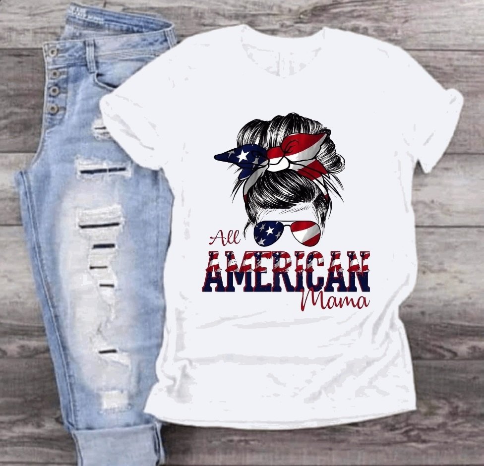 All American Mama T-Shirt