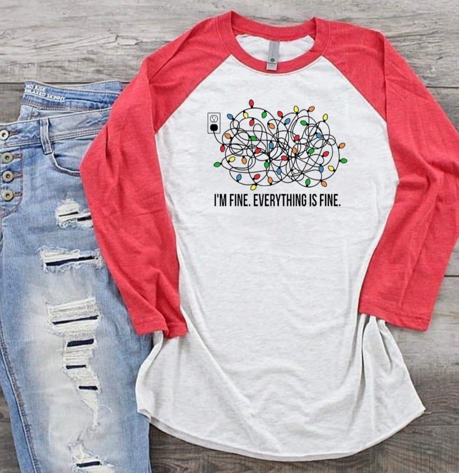 I'm Fine, Everything is Fine Christmas Shirt