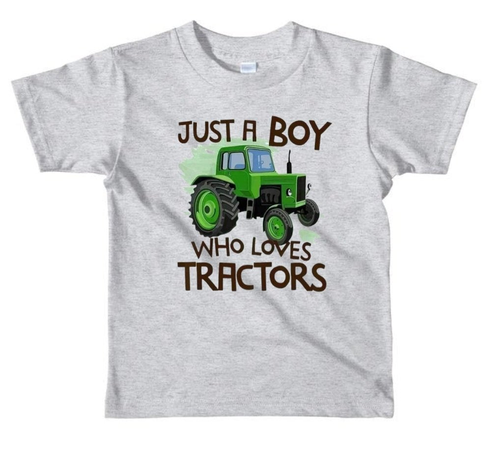 Just a Boy Who Loves Tractors