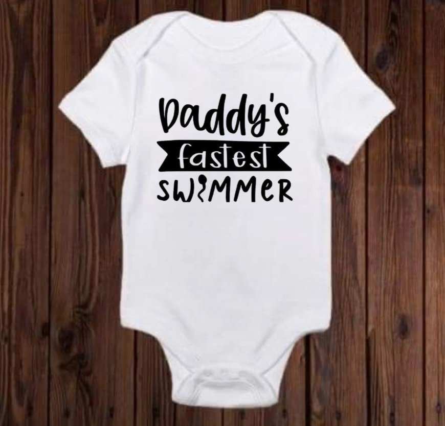 Daddy's Fastest Swimmer Bodysuit