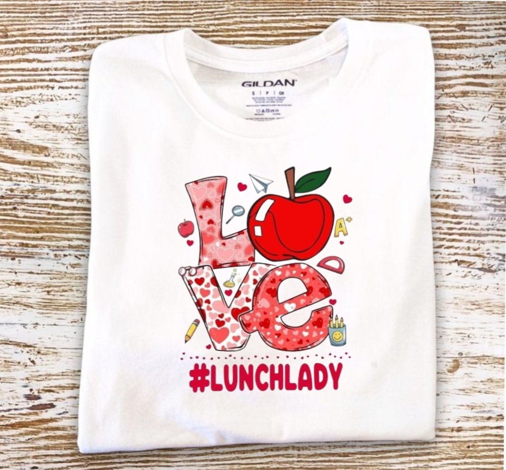 Lunch Lady LOVE T-Shirt