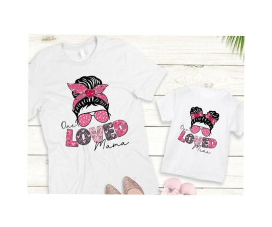 Loved Mama/Mini T-Shirt Set