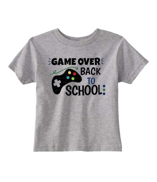 Game Over Back To School T-Shirt