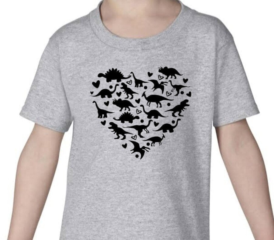 Dinosaur Heart T-Shirt