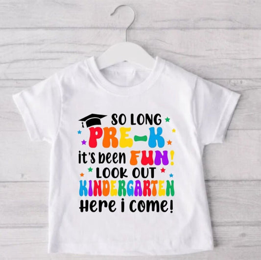 So Long Pre-K T-Shirt