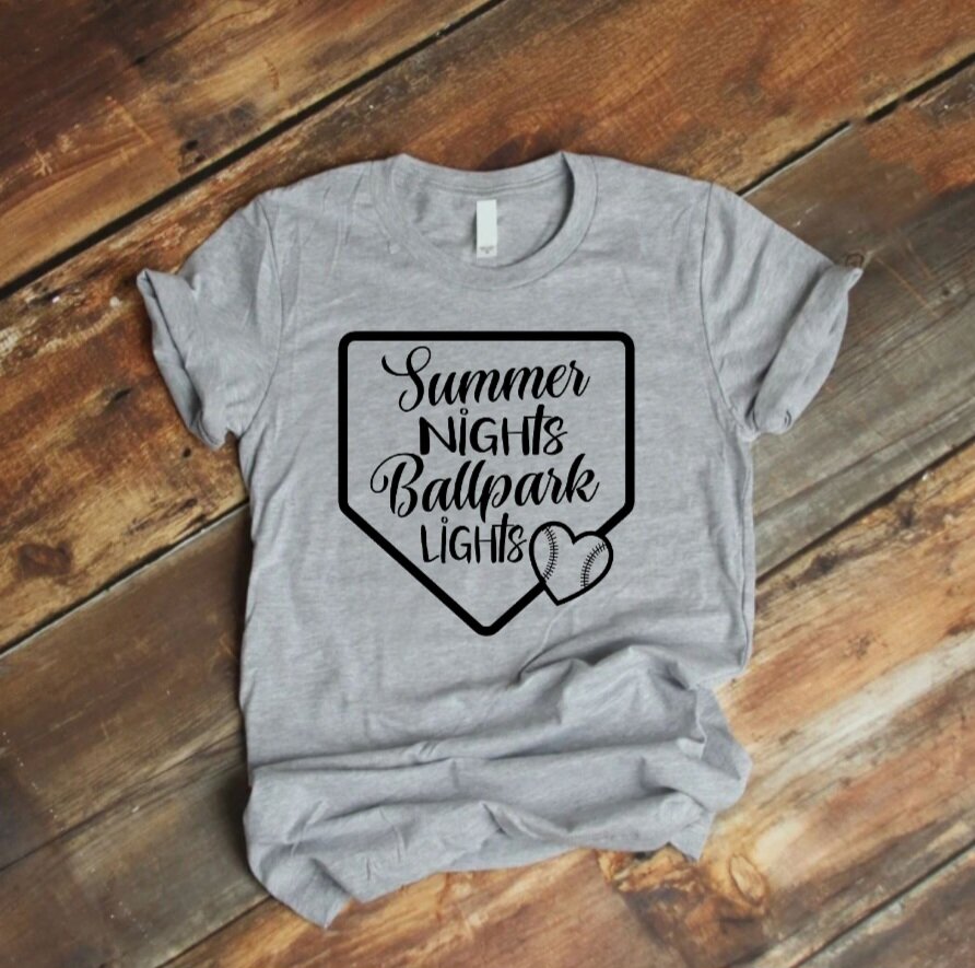 Summer Nights, Ballpark Lights T-Shirt