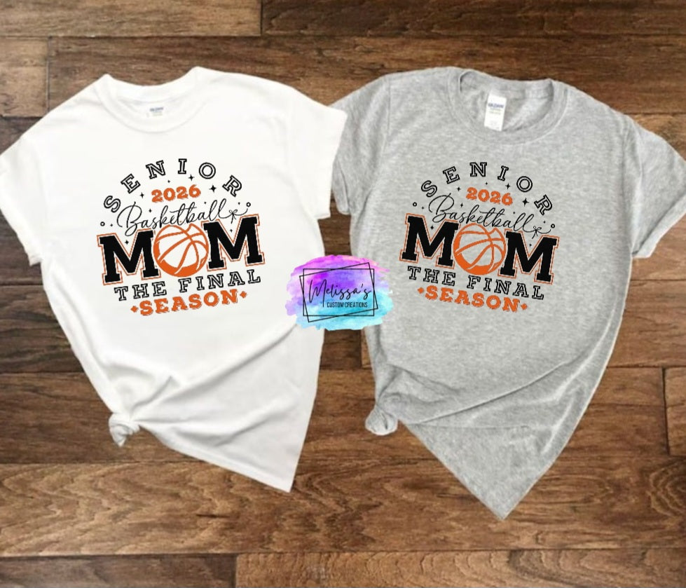 Senior 2026 Basketball Mom T-Shirt
