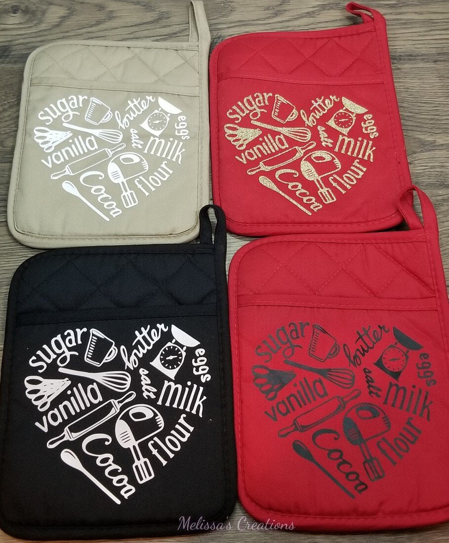 Baking Heart Potholder (READY TO SHIP)