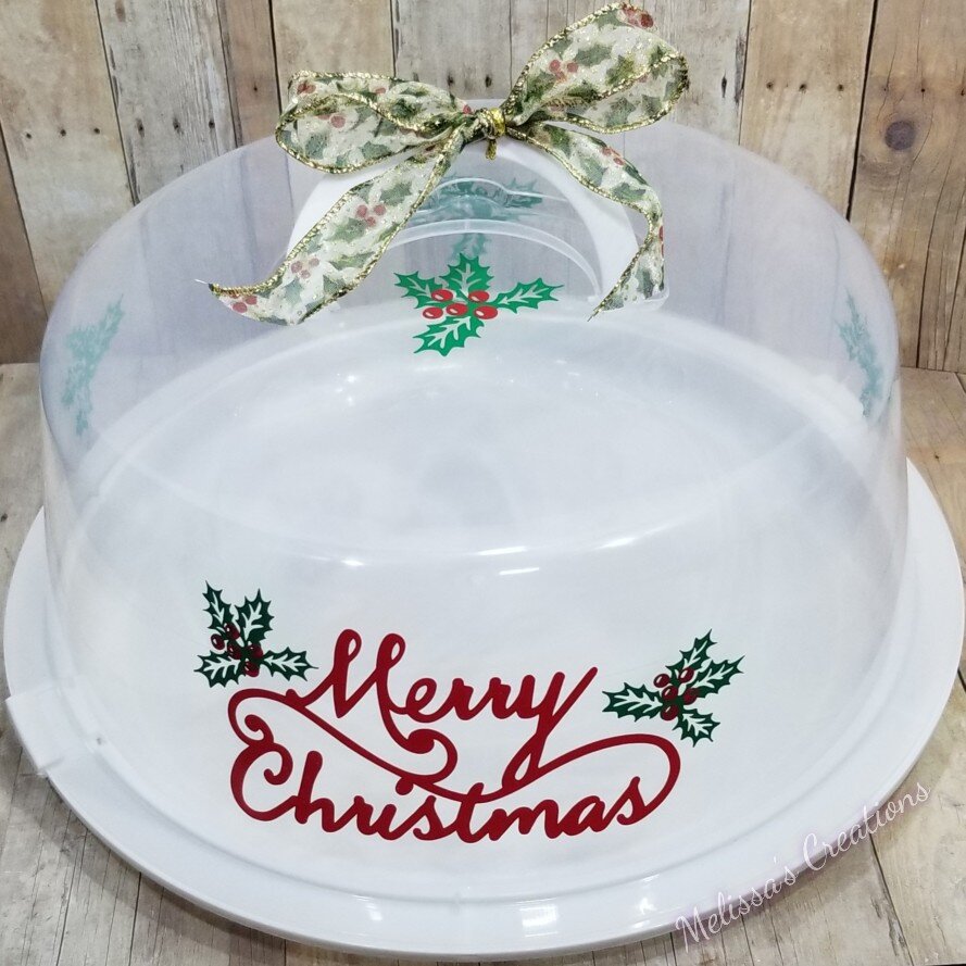 Christmas dessert carrier (READY TO SHIP)