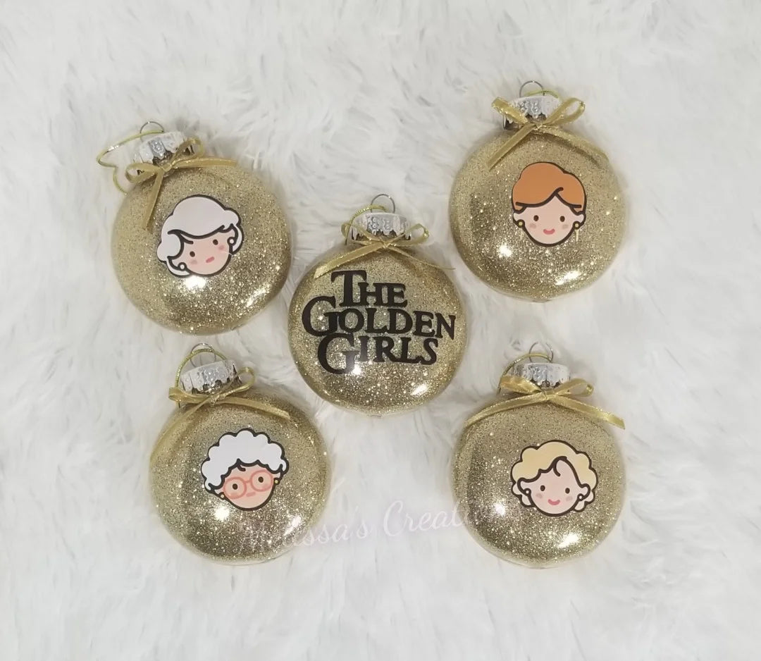 The Golden Girls Inspired Ornament Set