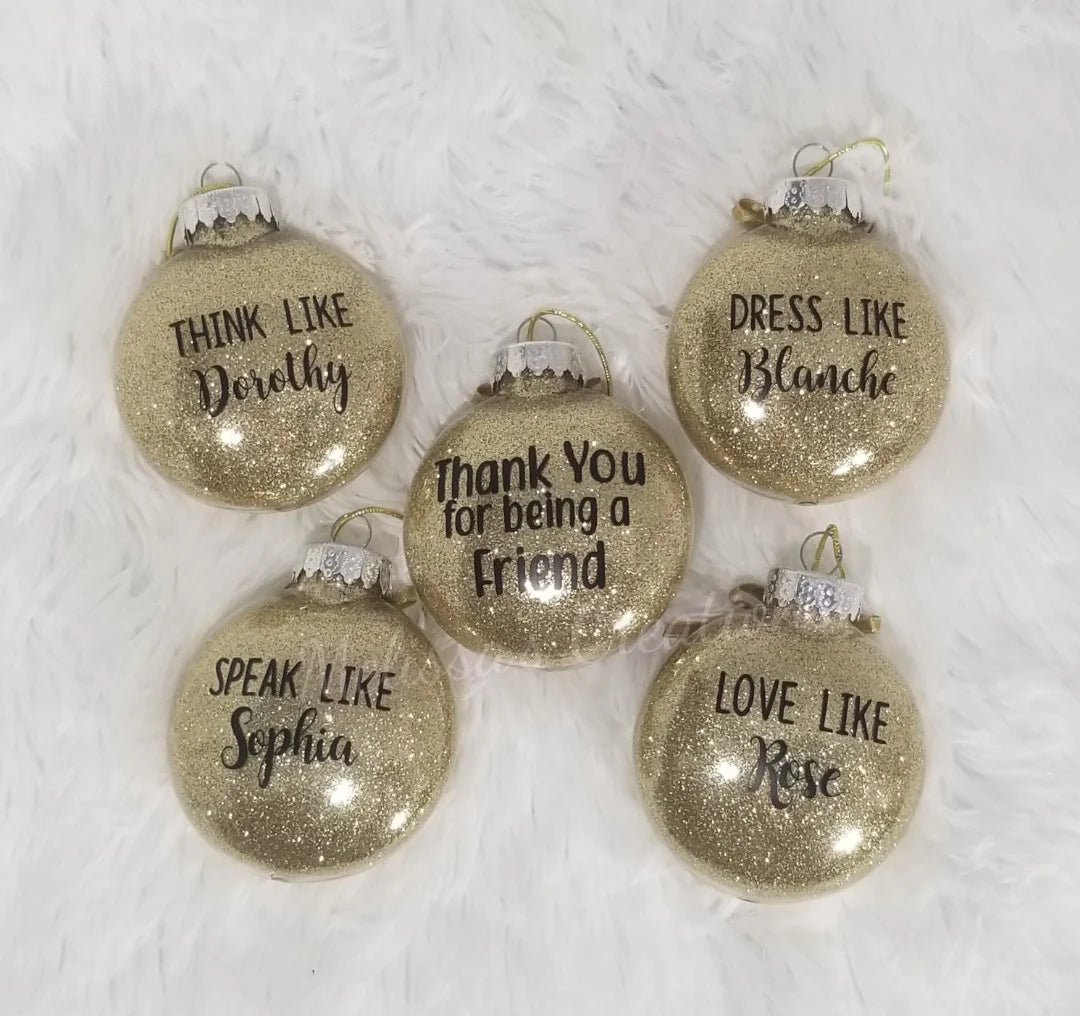 The Golden Girls Inspired Ornament Set