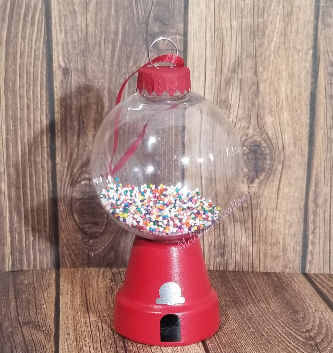 Gumball Machine Ornament (READY TO SHIP)