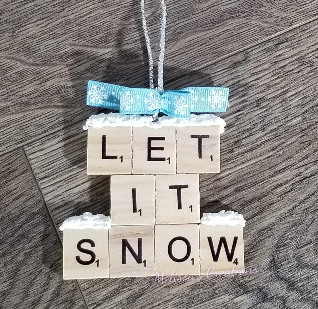 Personalized Scrabble Tile Ornament