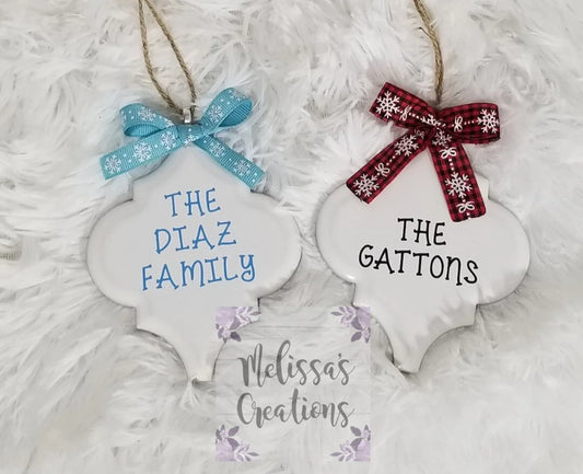 Personalized Ceramic Ornament