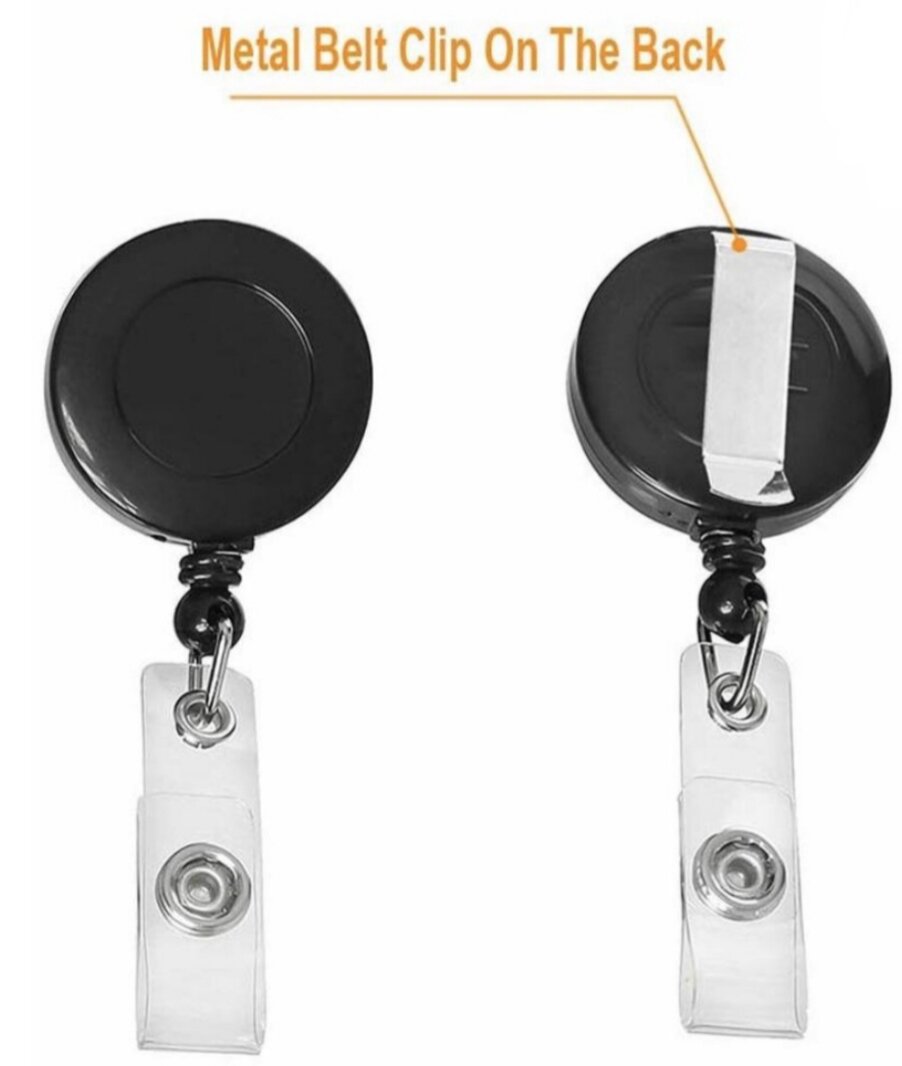 Smiley Face Badge Reel (READY TO SHIP)