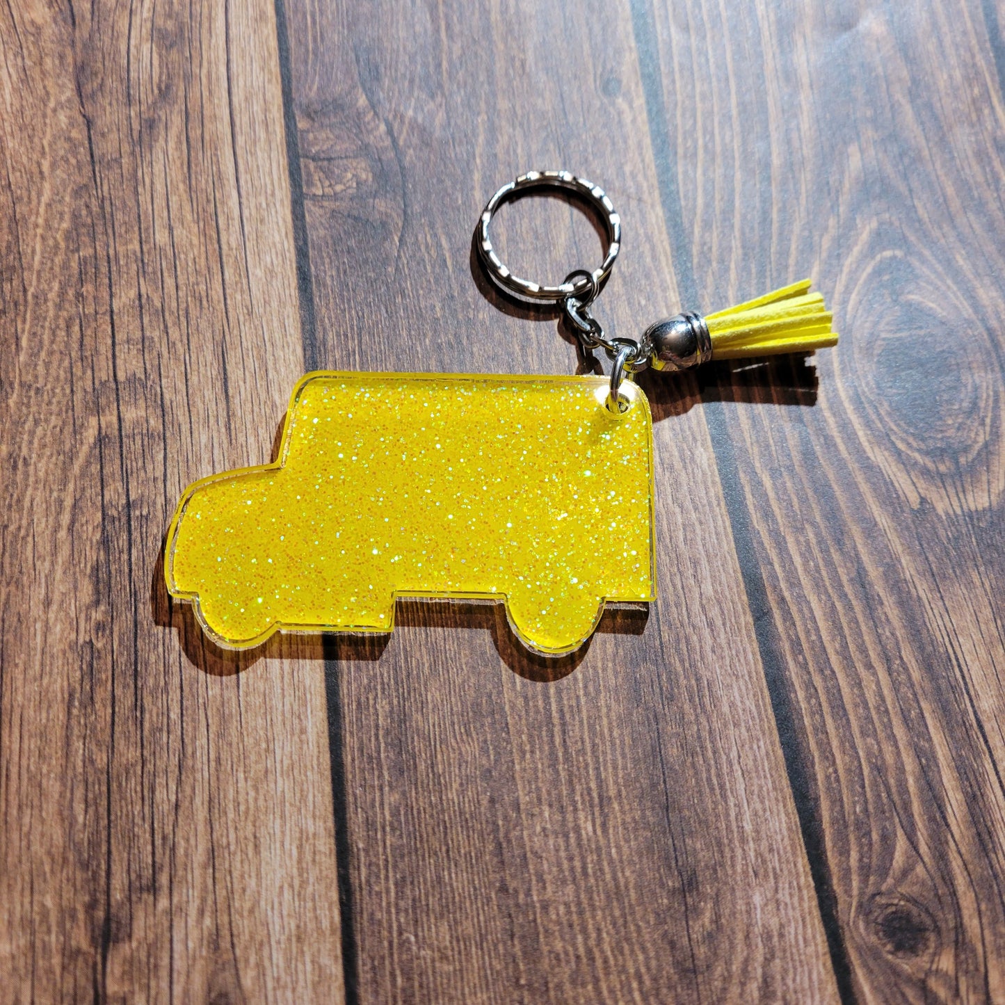 School Bus Keychain (READY TO SHIP)