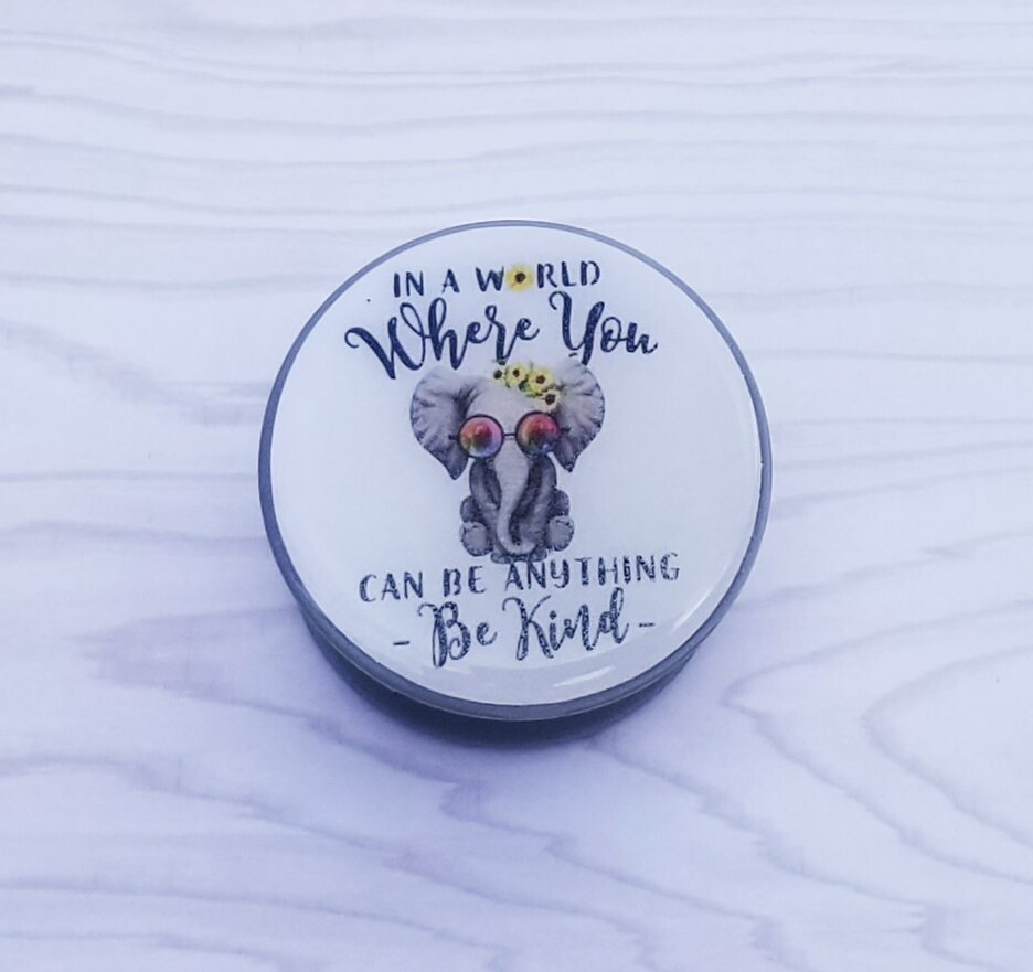 Be Kind Elephant Phone Grip
