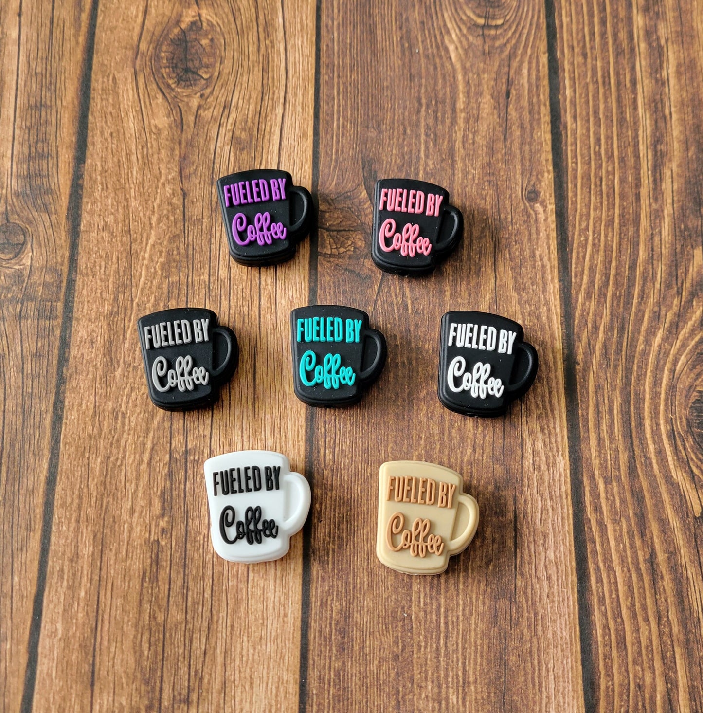 Fueled By Coffee Focal Bead