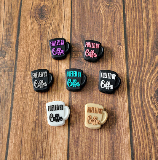 Fueled By Coffee Focal Bead