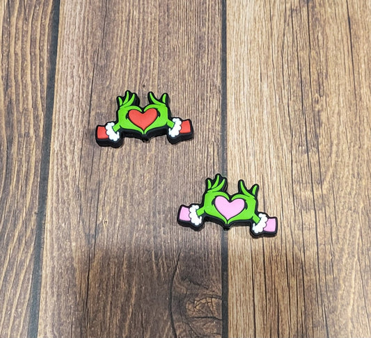 Hand Heart Focal Bead