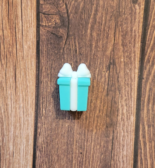 Blue Box 3D Focal Bead