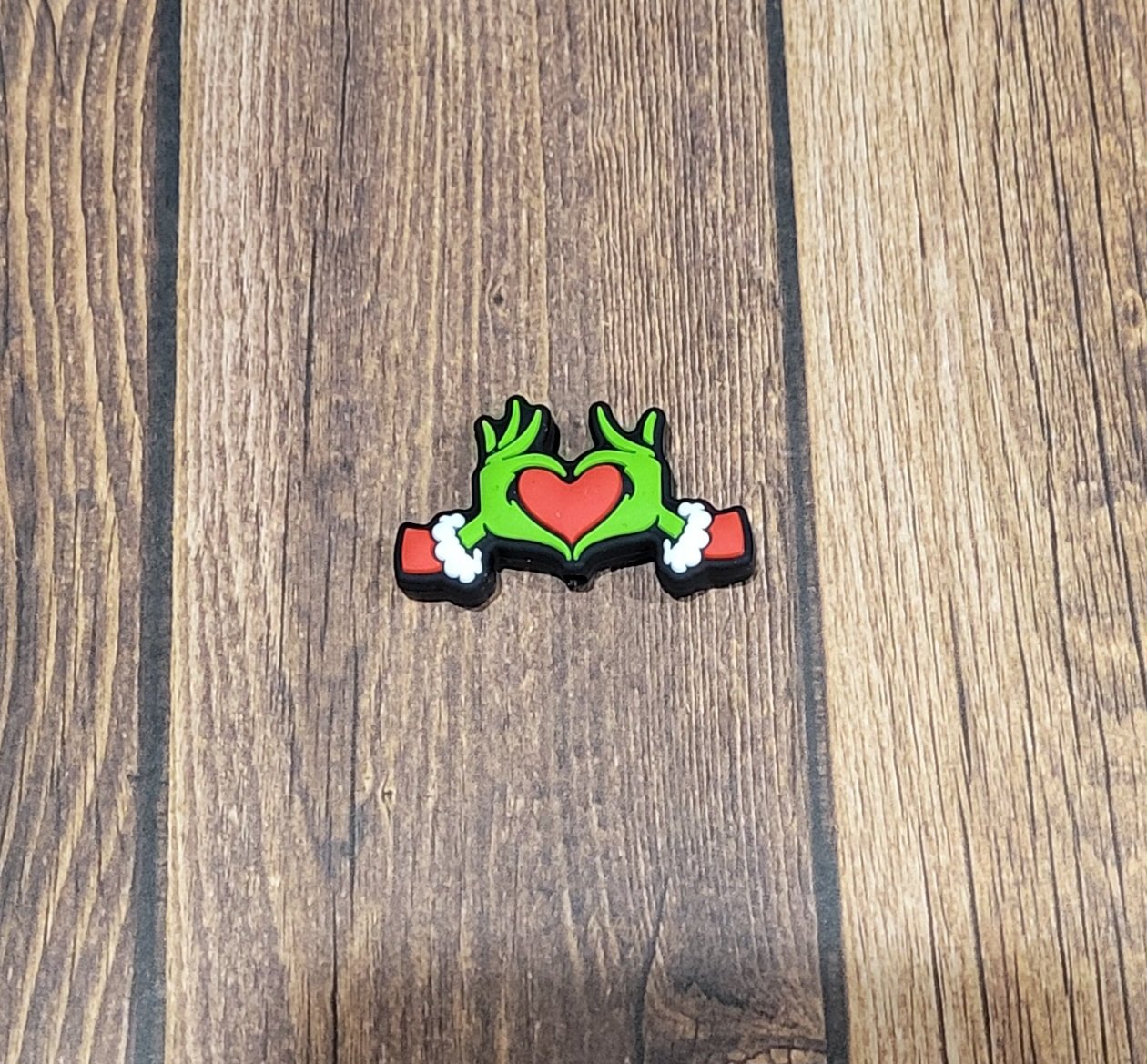 Hand Heart Focal Bead