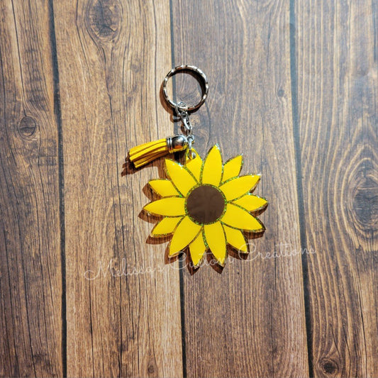 Sunflower Keychain (READY TO SHIP)